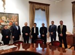 Susret varaždinskog biskupa Bože Radoša s predsjednicom Uprave Podravke d.d. Martinom Dalić